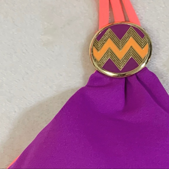 Bari Swimwear purple colour one piece - Picture 3 of 4